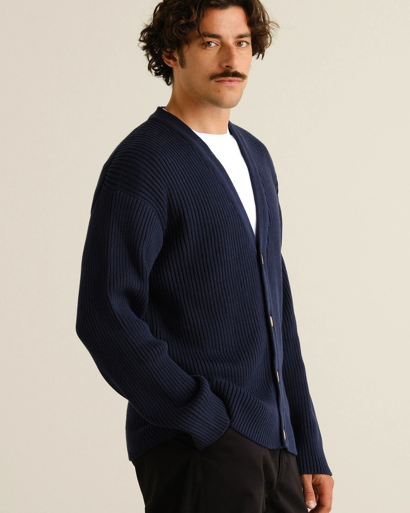Cardigan Huuki Navy – Ansicht 2