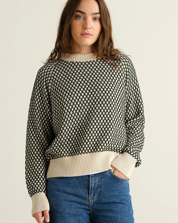 Produktseite: Strickpullover Husie Bubble Knit