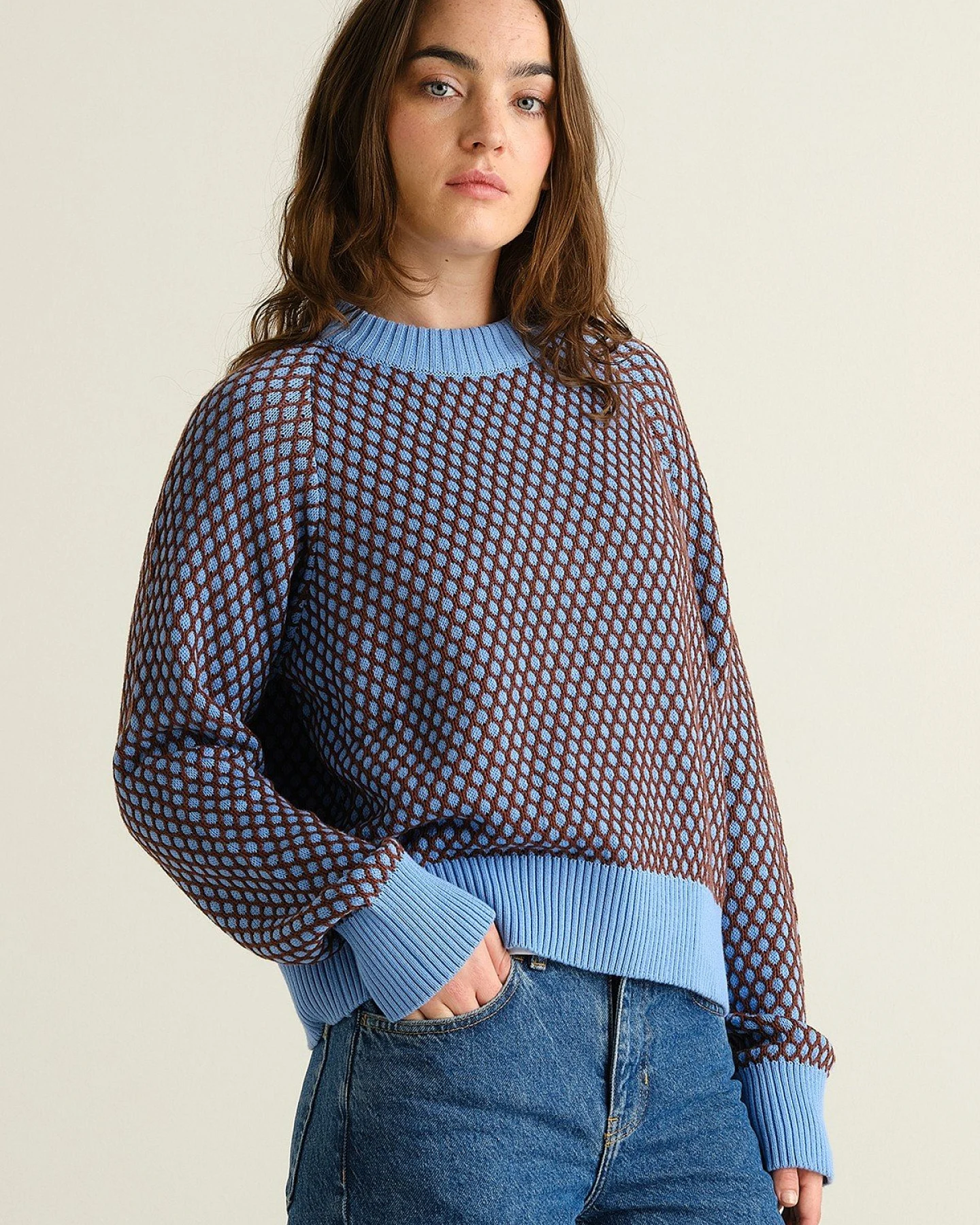 Strickpullover Husie Bubble Knit – Ansicht 2