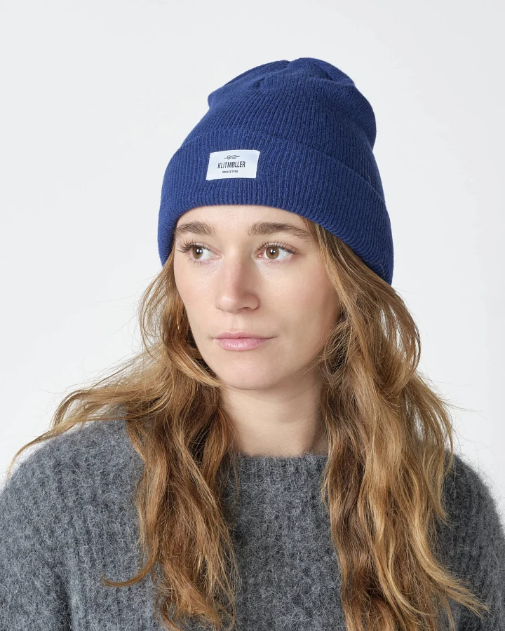 Medium Rib Beanie Merinowolle