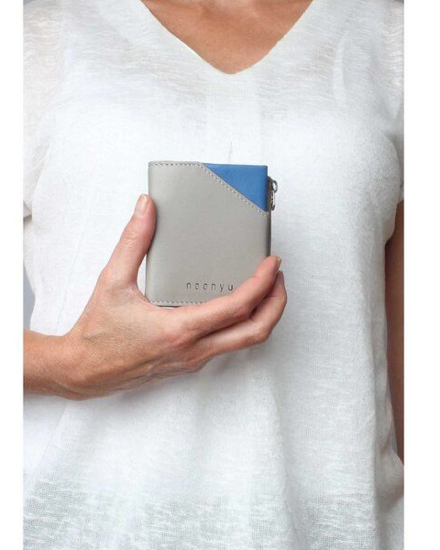 Margelisch Echtleder Mini-Geldbörse noonyu slim boy – Ansicht 3