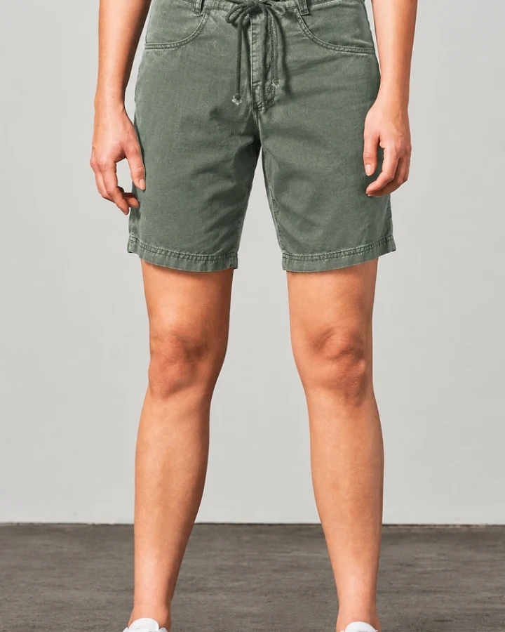 Hempage Damen vegan Shorts In Krautgrün