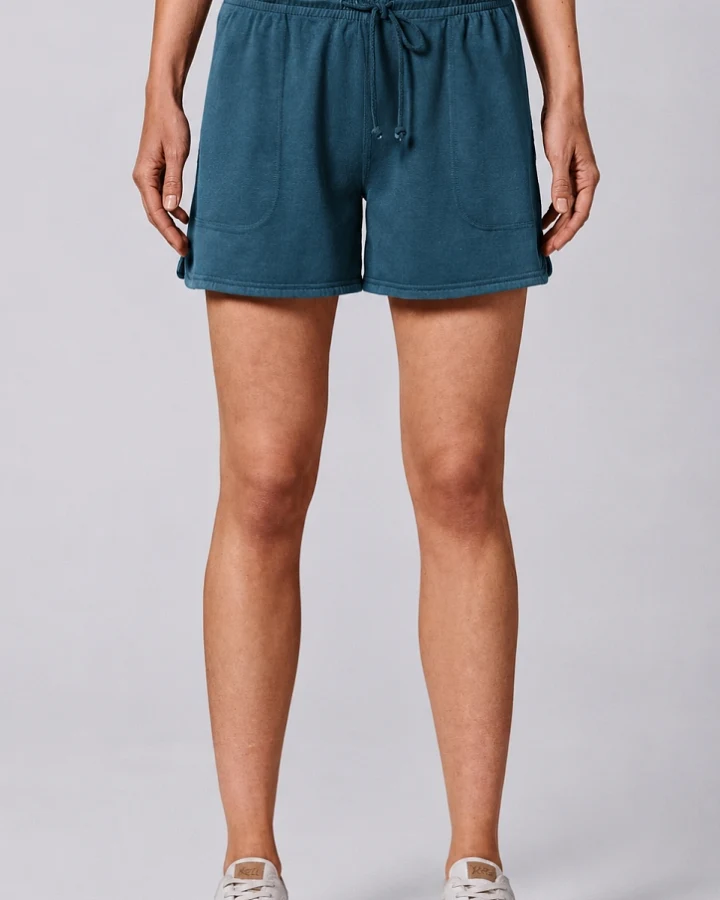 Hempage Damen vegan Shorts Aus Piqué Jersey Von Reef In Der Farbe Teal