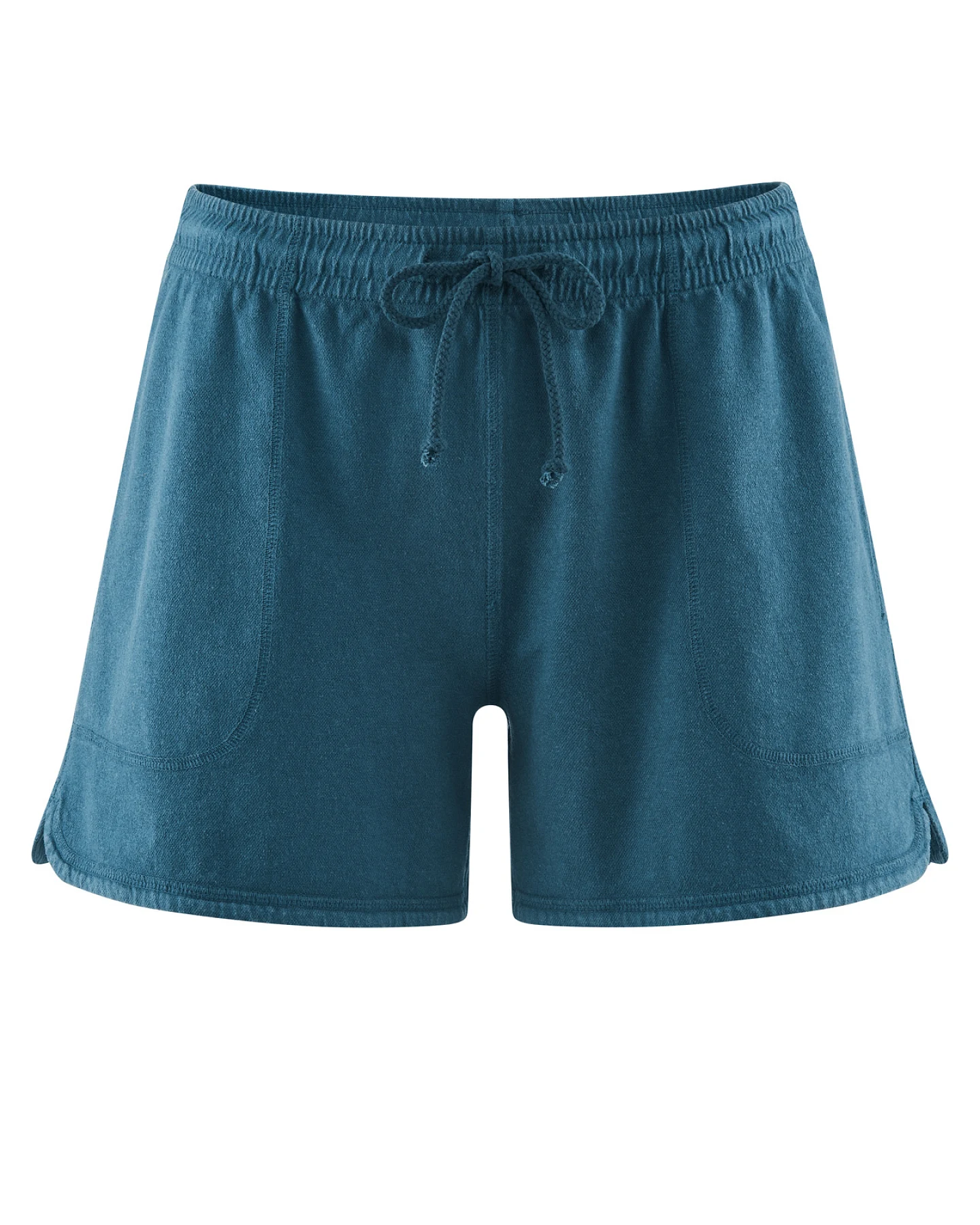 Hempage Damen vegan Shorts Aus Piqué Jersey Von Reef In Der Farbe Teal – Ansicht 2