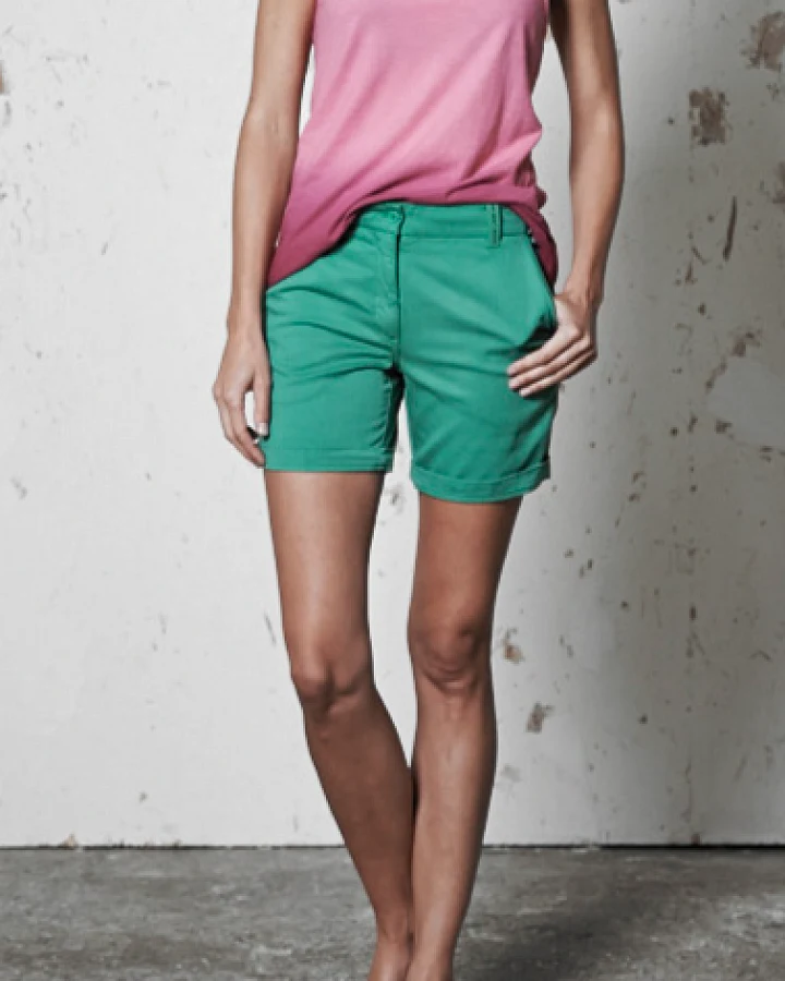 Hempage Damen vegan Shorts Damen Smaragdgrün