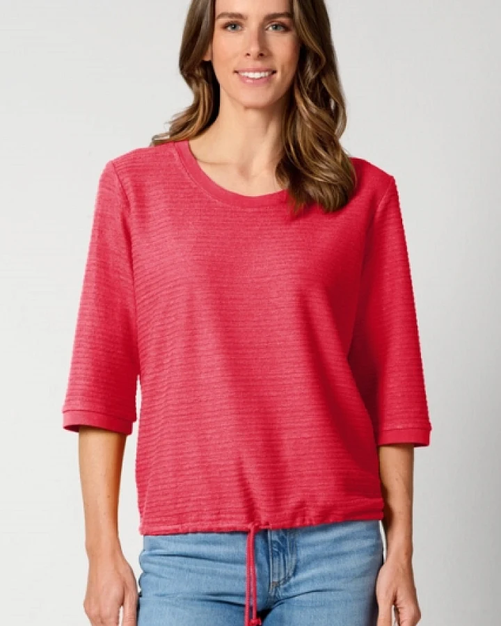 Hempage Damen vegan Lockeres Hemd In Der Farbe Magnolia