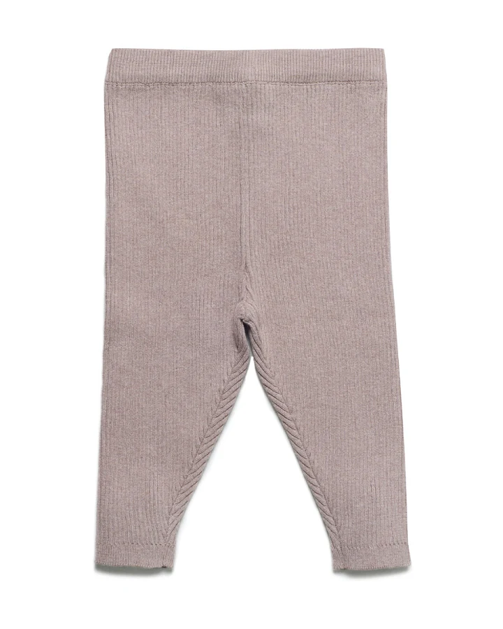 Produktseite: puri organic - Strickleggings mit Schurwolle peanut