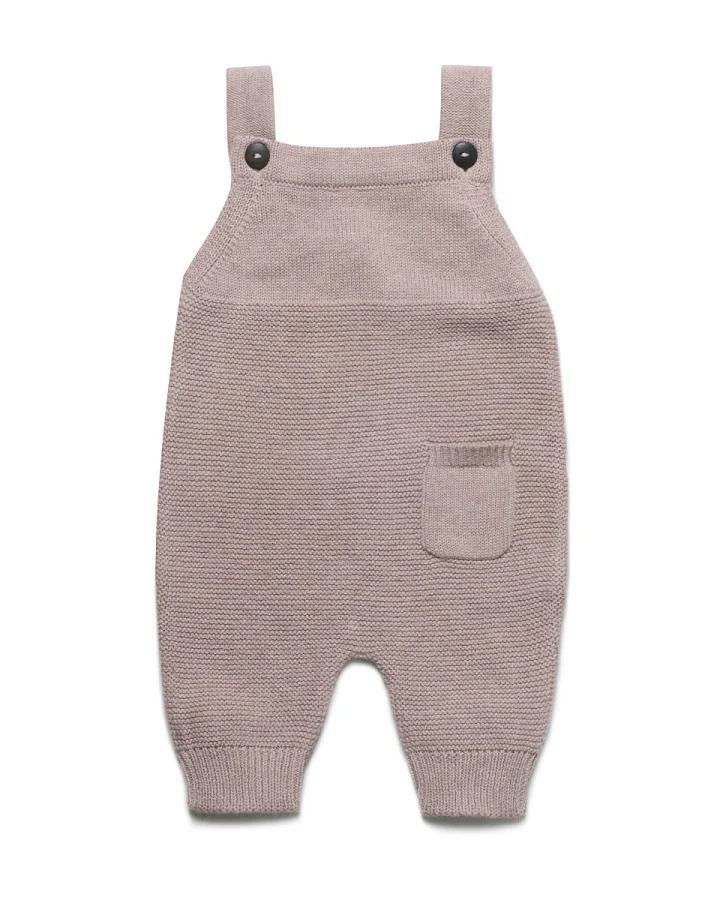 Produktseite: puri organic - Latzhose mit Schurwolle peanut
