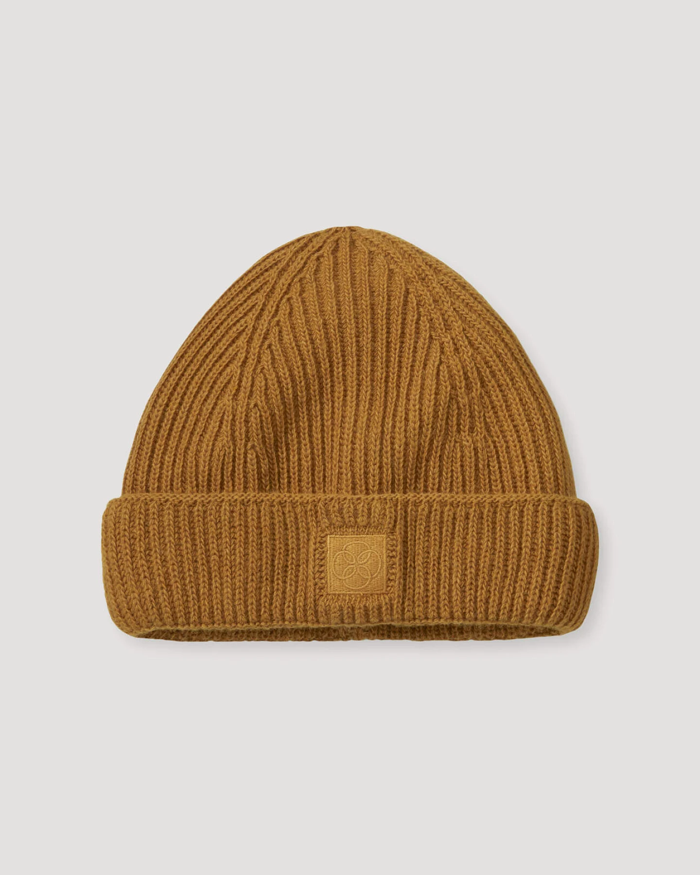 hessnatur Strickmütze aus Bio-Merinowolle mit recycelter Wolle und Bio-Baumwolle - orange - Größe 1size – Ansicht 2