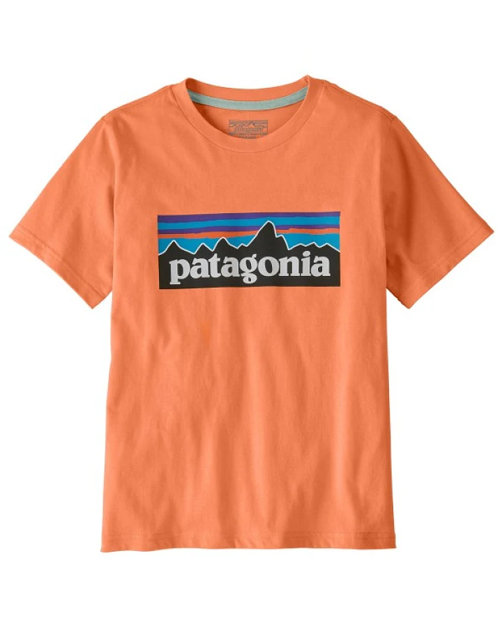 Patagonia - Kid's P-6 Logo - T-Shirt Gr L orange
