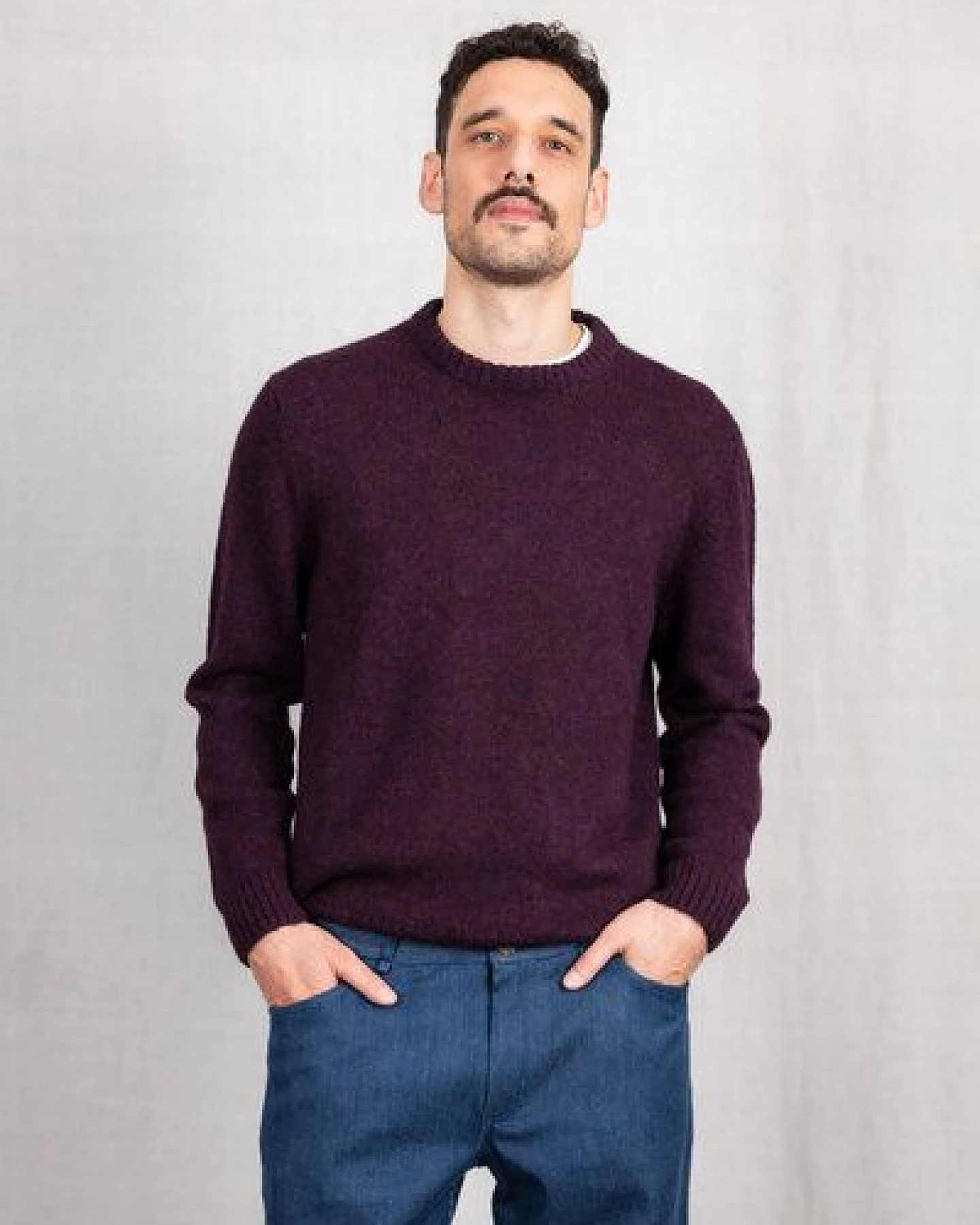 Jyoti - Fair Works Baby-Alpaka Strickpullover Saposoa – Ansicht 2