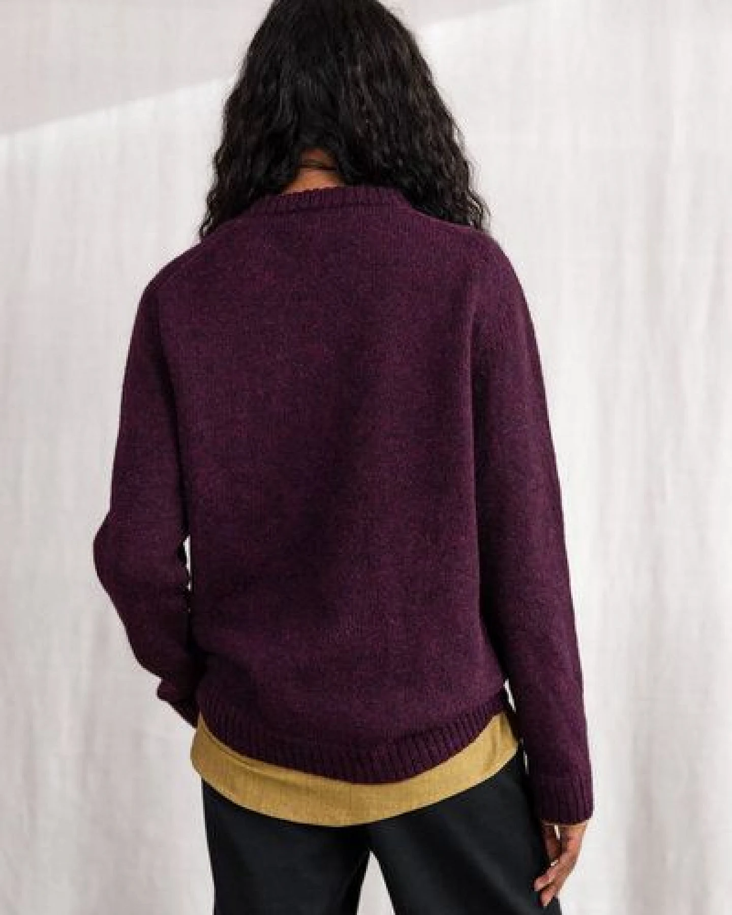 Jyoti - Fair Works Baby-Alpaka Strickpullover Saposoa – Ansicht 3