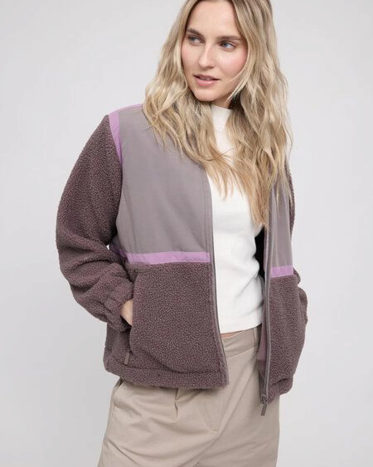 Mazine Material-Mix Zip Jacket – Ansicht 4