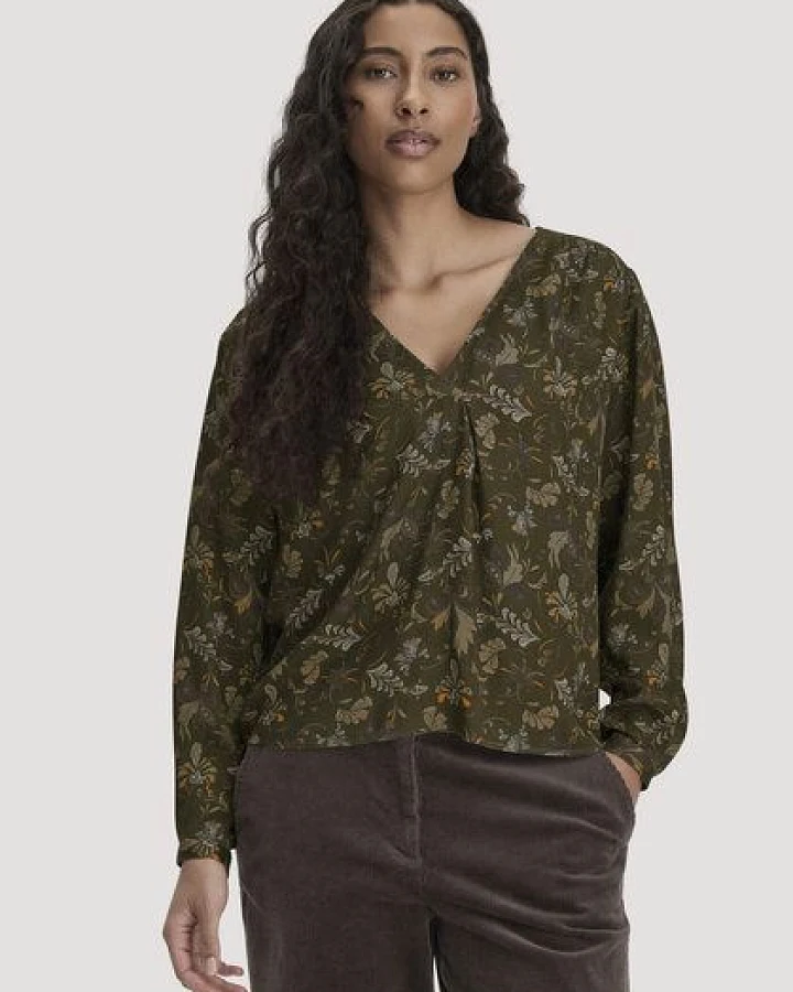 hessnatur Bluse Relaxed aus LENZING ECOVERO Satin