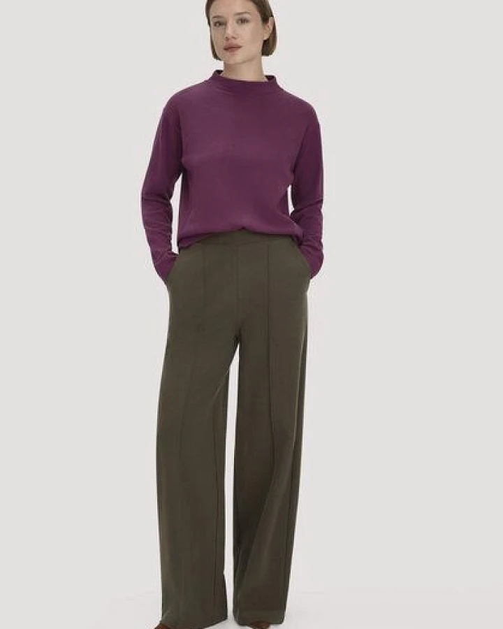 hessnatur Hose Wide Leg Relaxed aus Bio-Baumwolle
