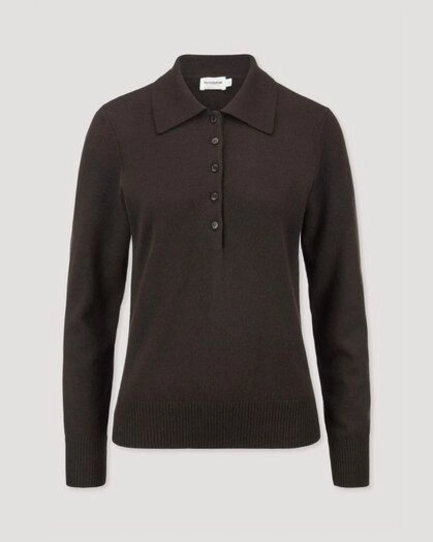 hessnatur Polo-Pullover Regular aus Bio-Schurwolle mit Cahsmere – Ansicht 4