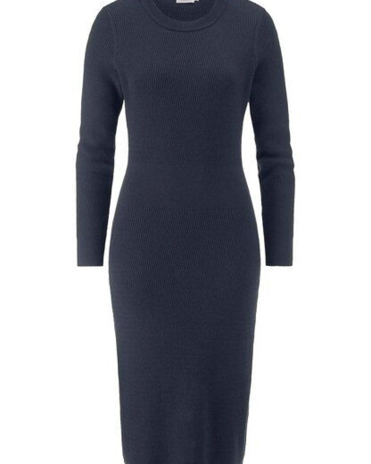 hessnatur Strick Kleid Regular aus Bio-Baumwolle mit Bio-Merinowolle – Ansicht 3