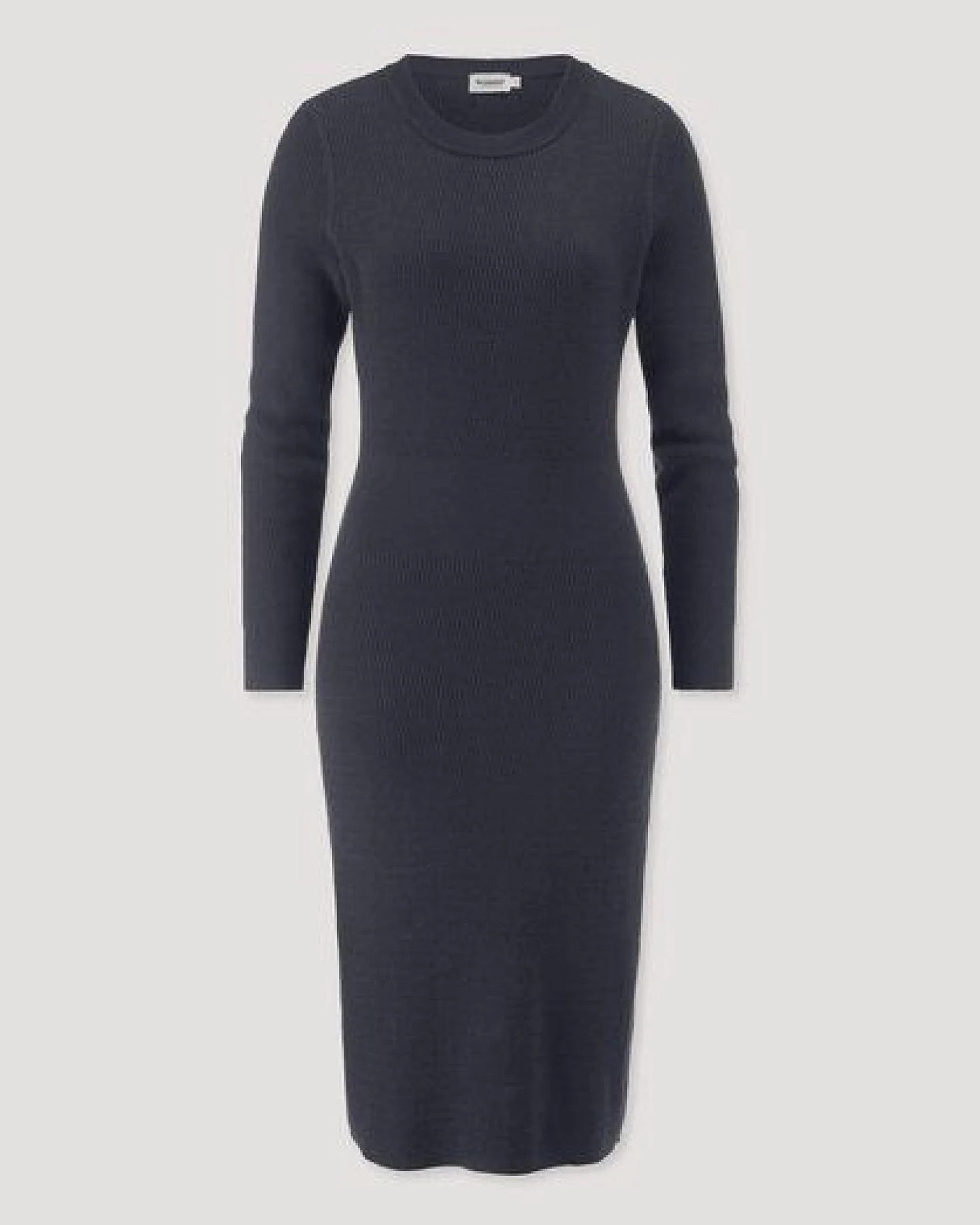hessnatur Strick Kleid Regular aus Bio-Baumwolle mit Bio-Merinowolle – Ansicht 4