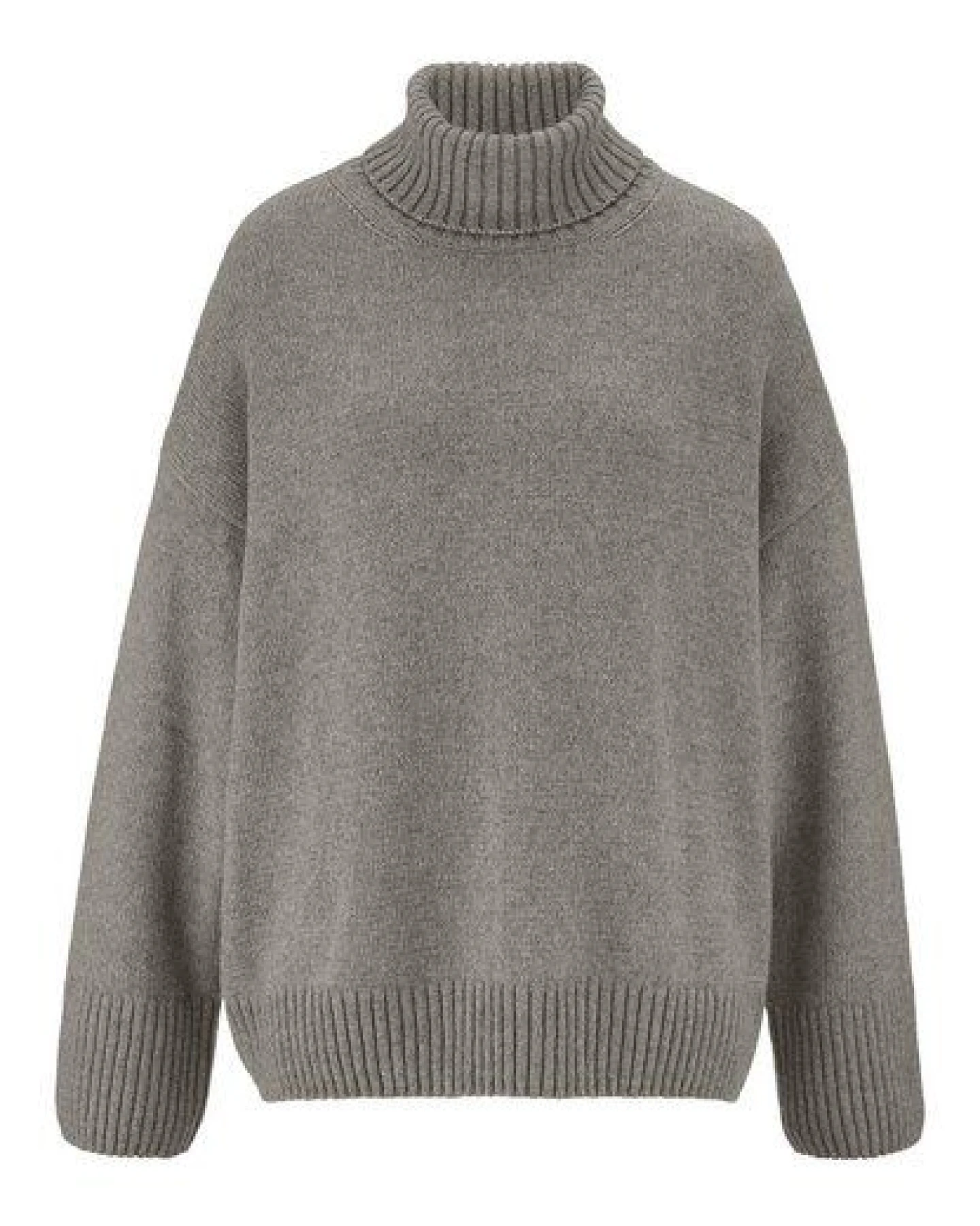 hessnatur Strick Pullover Oversize aus Bio-Merinowolle mit Bio-Baumwolle – Ansicht 3