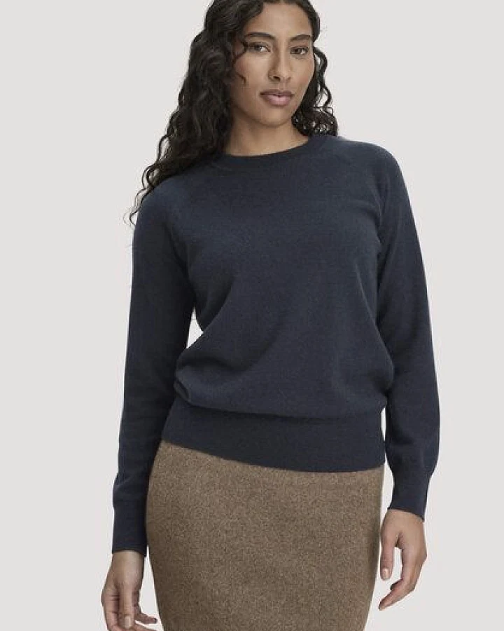 Produktseite: hessnatur Strick Pullover Relaxed aus Cashmere mit Recycling-Anteil