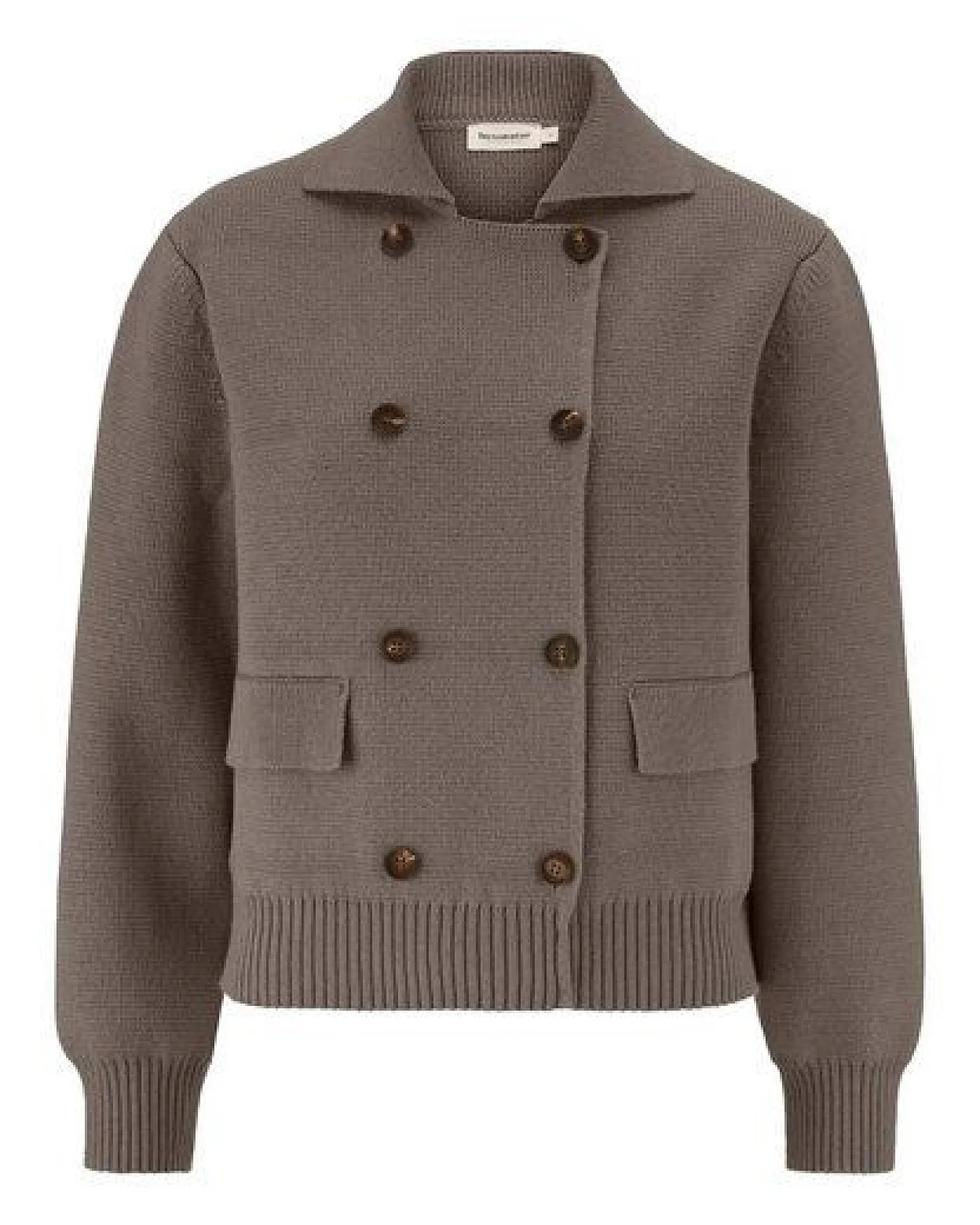 hessnatur Strickjacke Relaxed aus Bio-Baumwolle mit Schurwolle – Ansicht 3