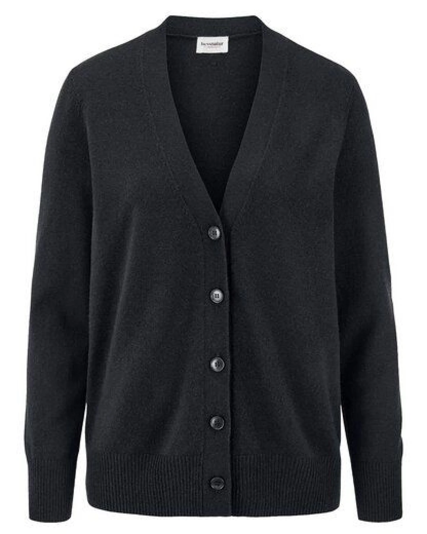 hessnatur Strickjacke Relaxed aus Bio-Schurwolle mit Cashmere – Ansicht 3