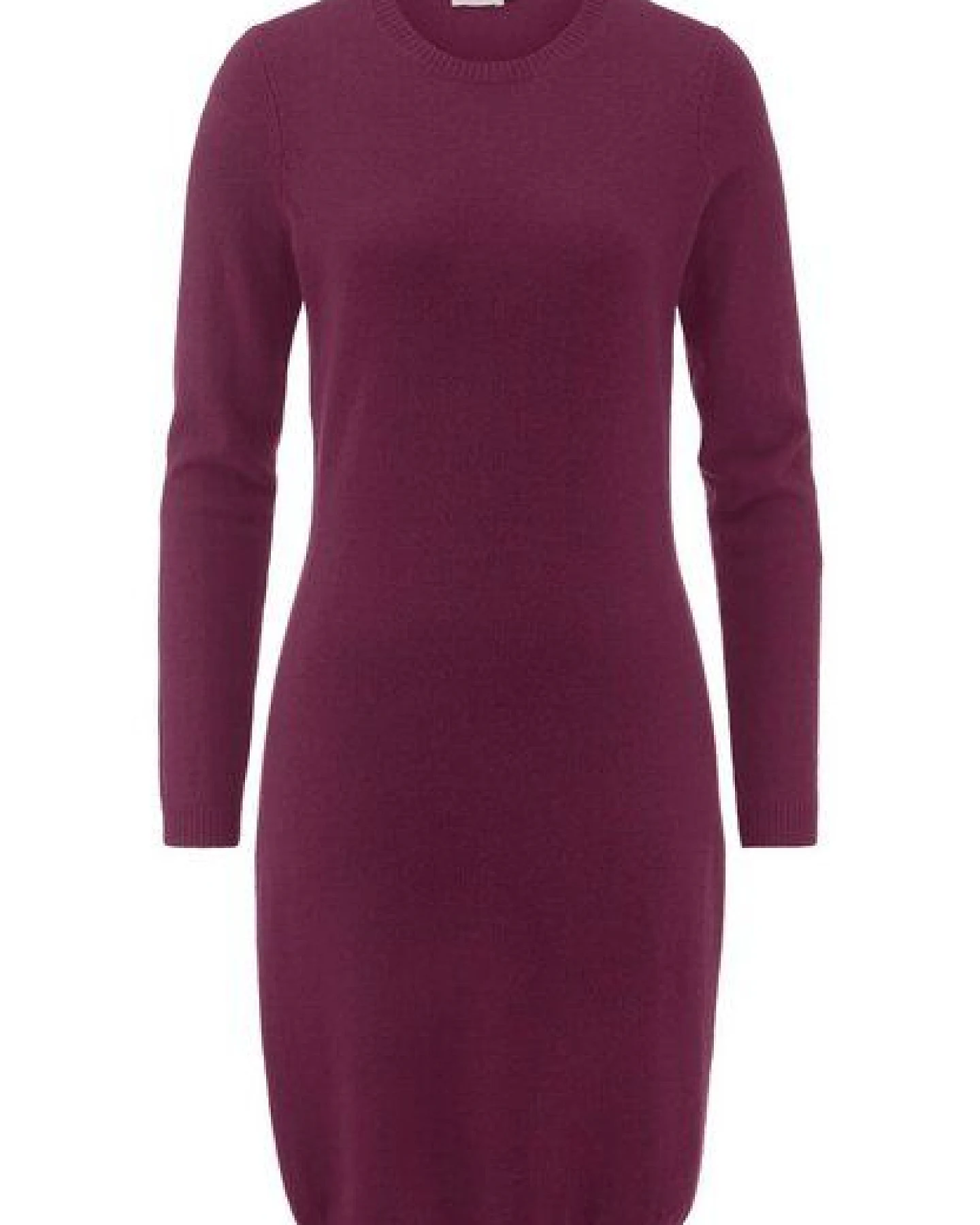hessnatur Strickkleid Regular aus Bio-Schurwolle mit Cashmere – Ansicht 3