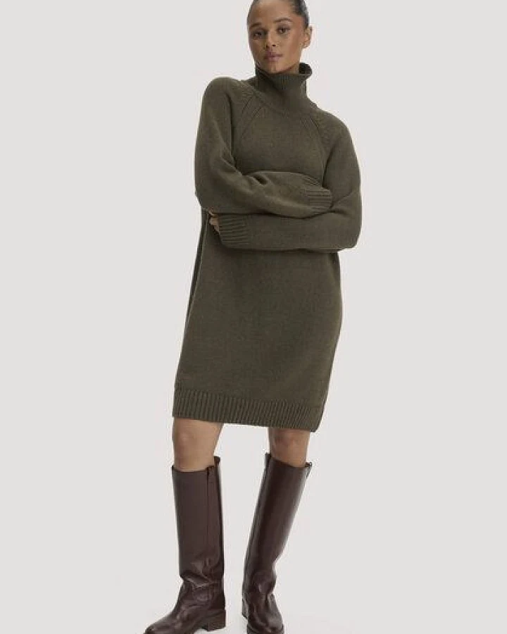 hessnatur Strickkleid Relaxed aus Bio-Merinowolle mit Bio-Baumwolle