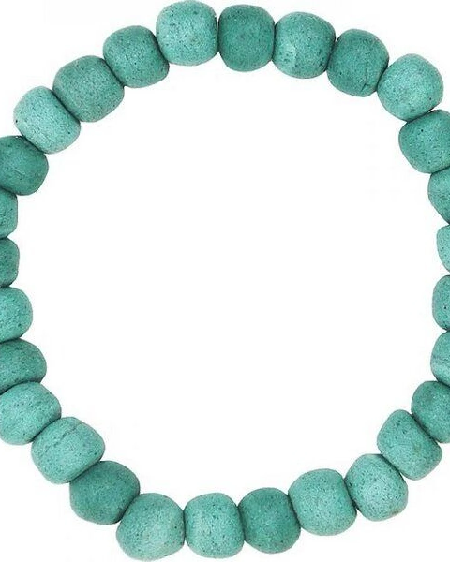 Global Mamas Armband mit Perlen aus Recycling Glas, Durchmesser ca. 7,5 cm – Ansicht 2