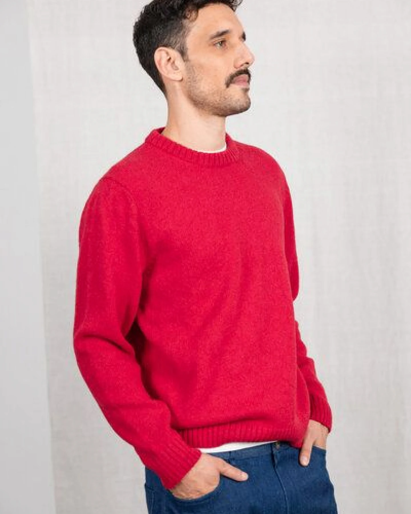 Jyoti - Fair Works Baby-Alpaka Strickpullover Saposoa – Ansicht 4