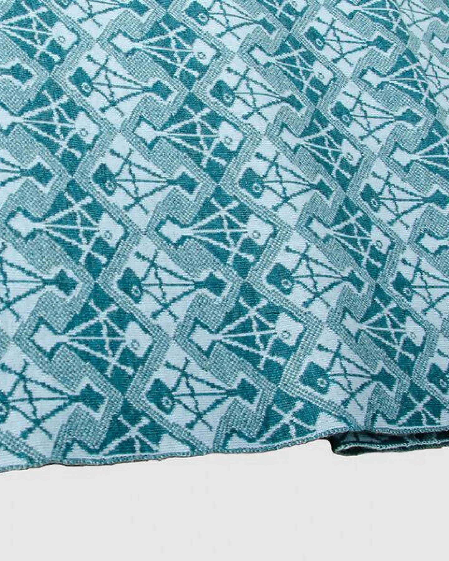 LANARTO slow fashion Schal "Fisch" zweifarbig gestrickt aus mulesingfreier Merinowolle – Ansicht 2