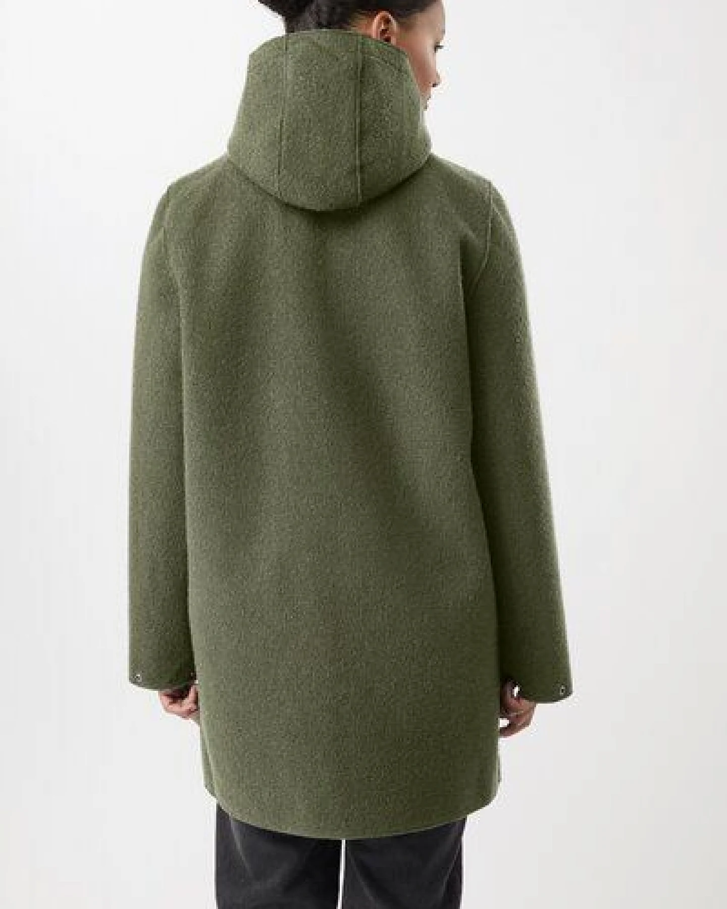 LangerChen Kapuzenjacke aus Walk mit Membran – Ansicht 4