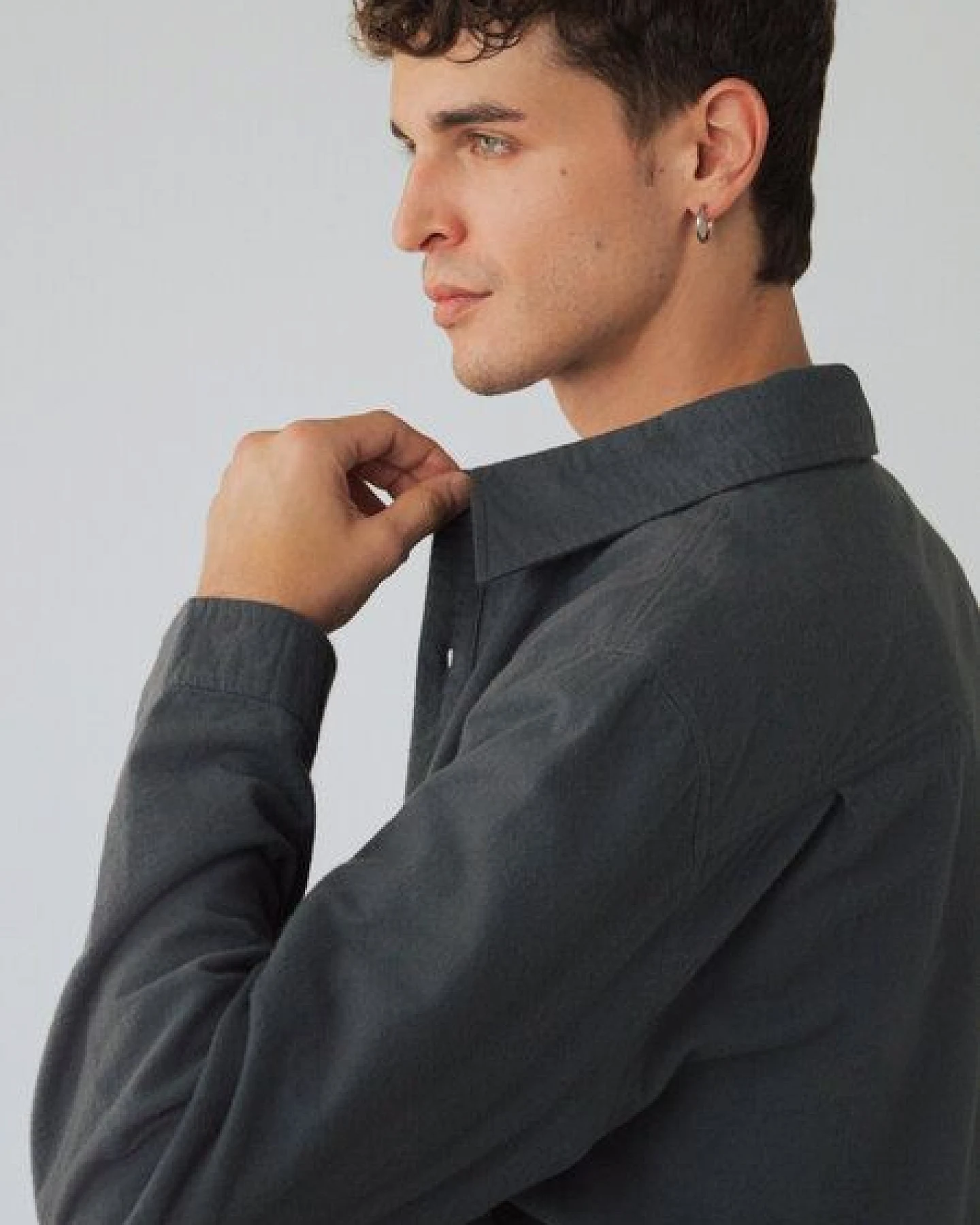 Honest Basics Herren Flanellhemd aus Bio-Baumwolle – Ansicht 4