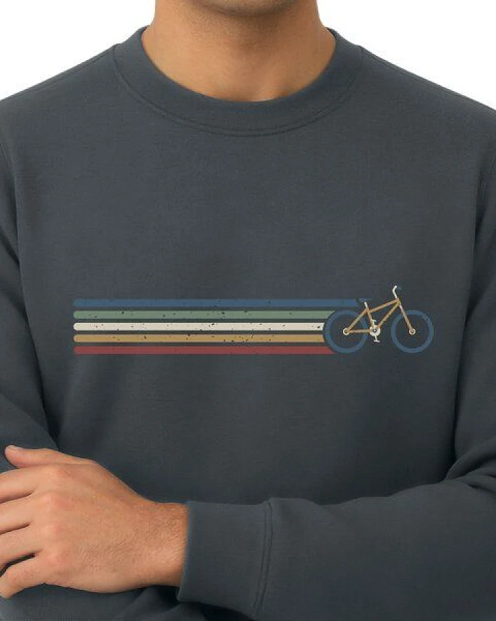 Spreecult Retro Fahrrad - Unisex Sweatshirt - Bio und Fair - Bike