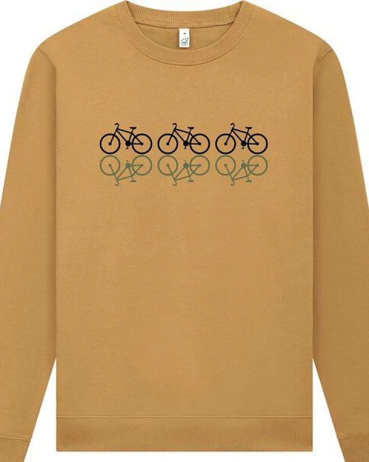 Spreecult Spiegel Fahrrad - Unisex Sweatshirt - Bio und Fair - Bike