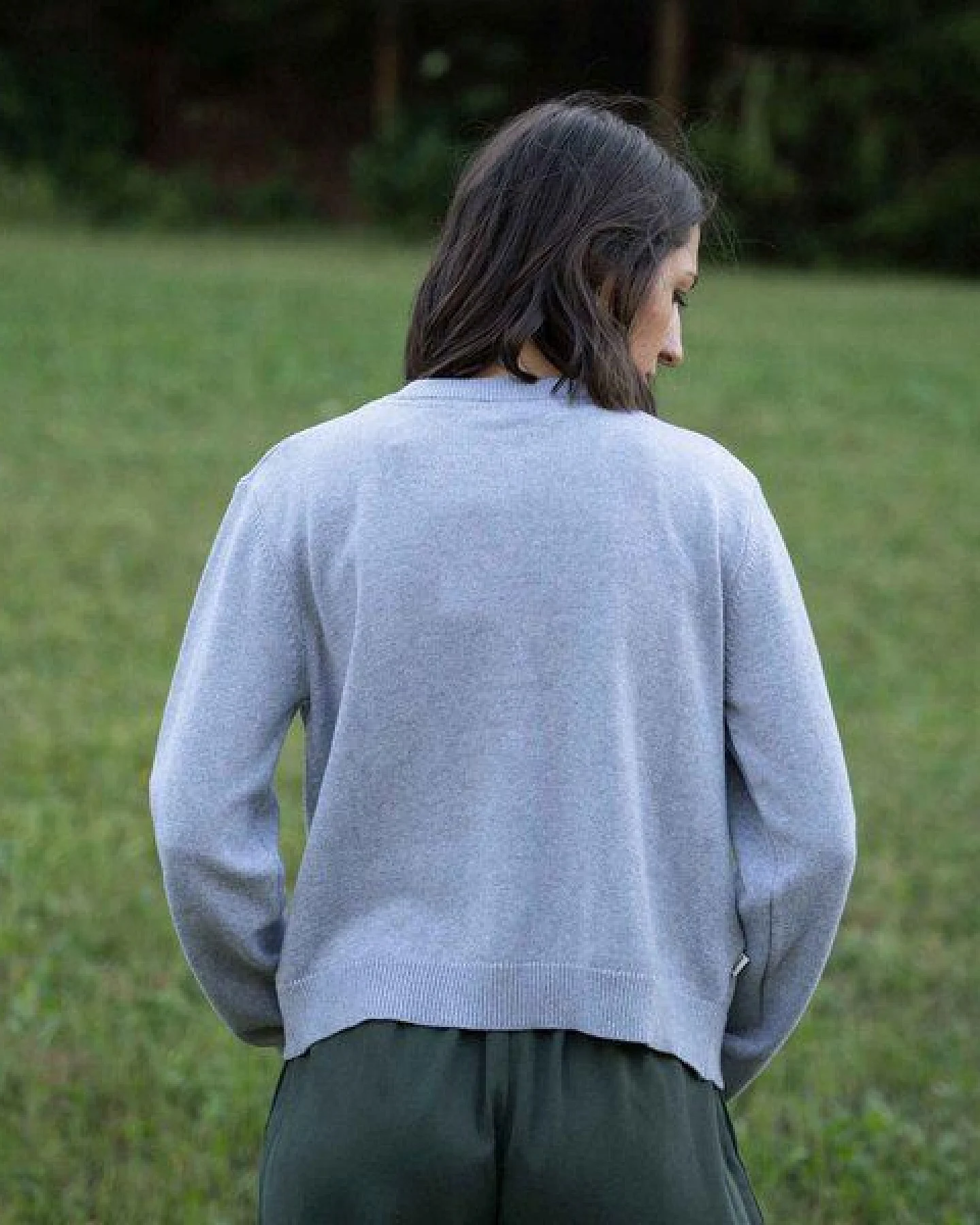 Vresh Clothing Vilma, Kurze Strickjacke aus Biobaumwolle – Ansicht 3