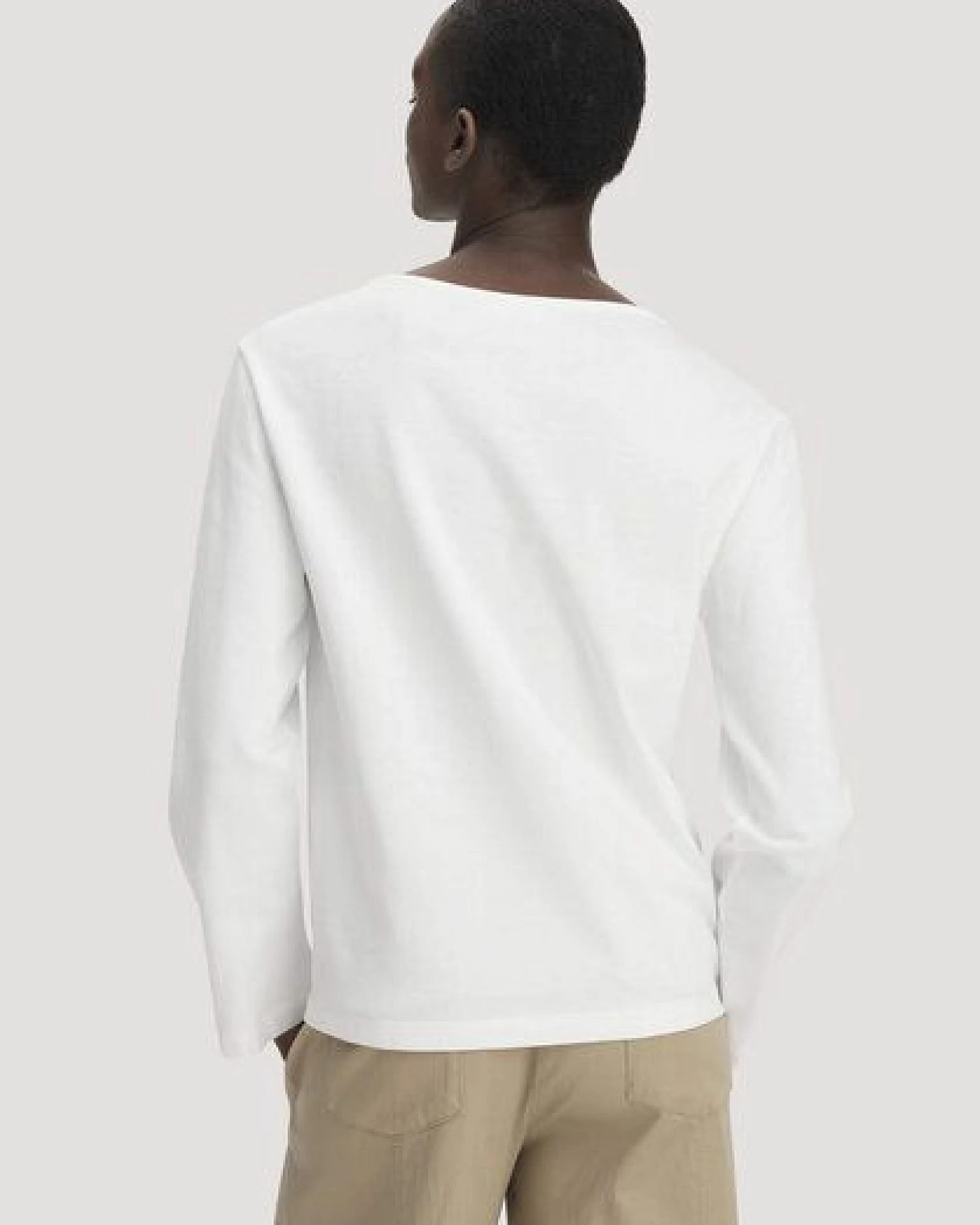 hessnatur Heavy Jersey Longsleeve Relaxed aus reiner Bio-Baumwolle – Ansicht 2