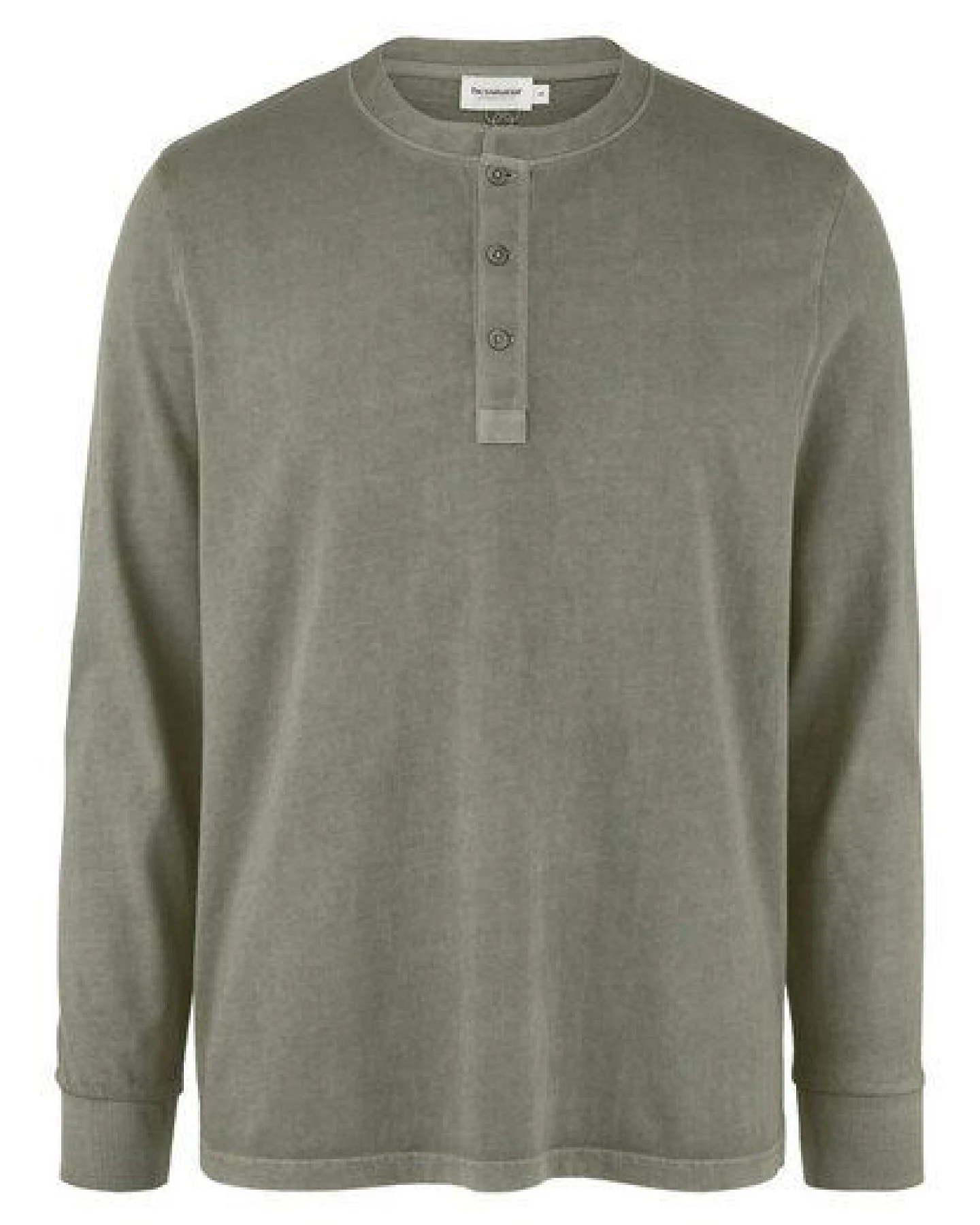 hessnatur Henley Longsleeve Relaxed aus reiner Bio-Baumwolle – Ansicht 3