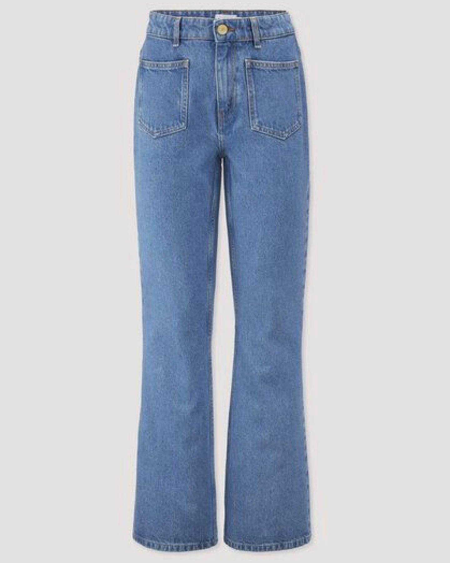 hessnatur Jeans Flared Leg aus reiner Bio-Baumwolle – Ansicht 4
