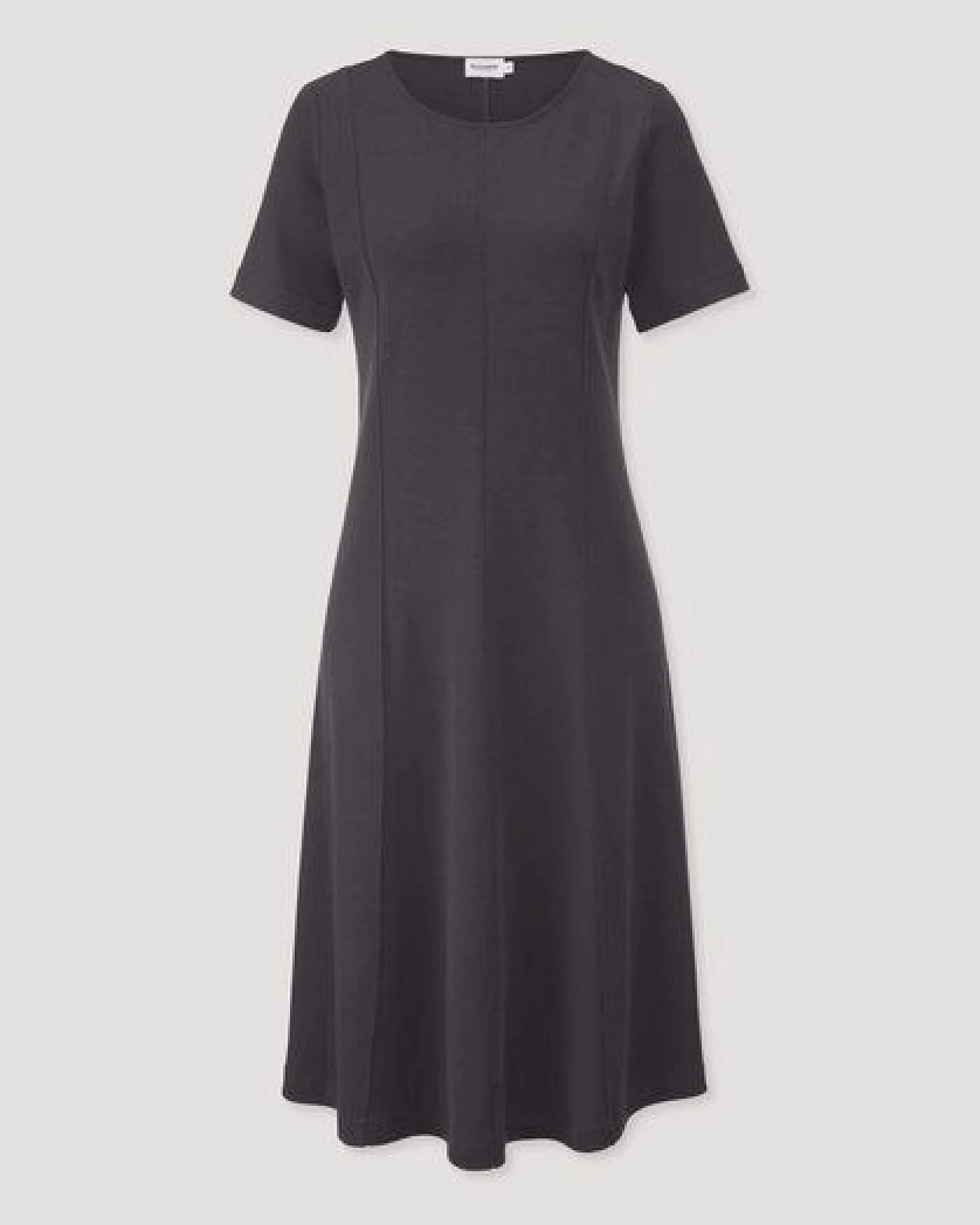 hessnatur Jersey Kleid Kniebedeckend Slim aus reiner Bio-Baumwolle – Ansicht 4