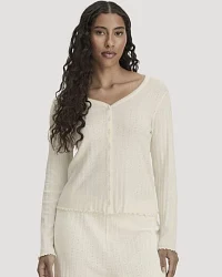 Produktseite: hessnatur Pointelle Cardigan PURE COTTON aus reiner Bio-Baumwolle