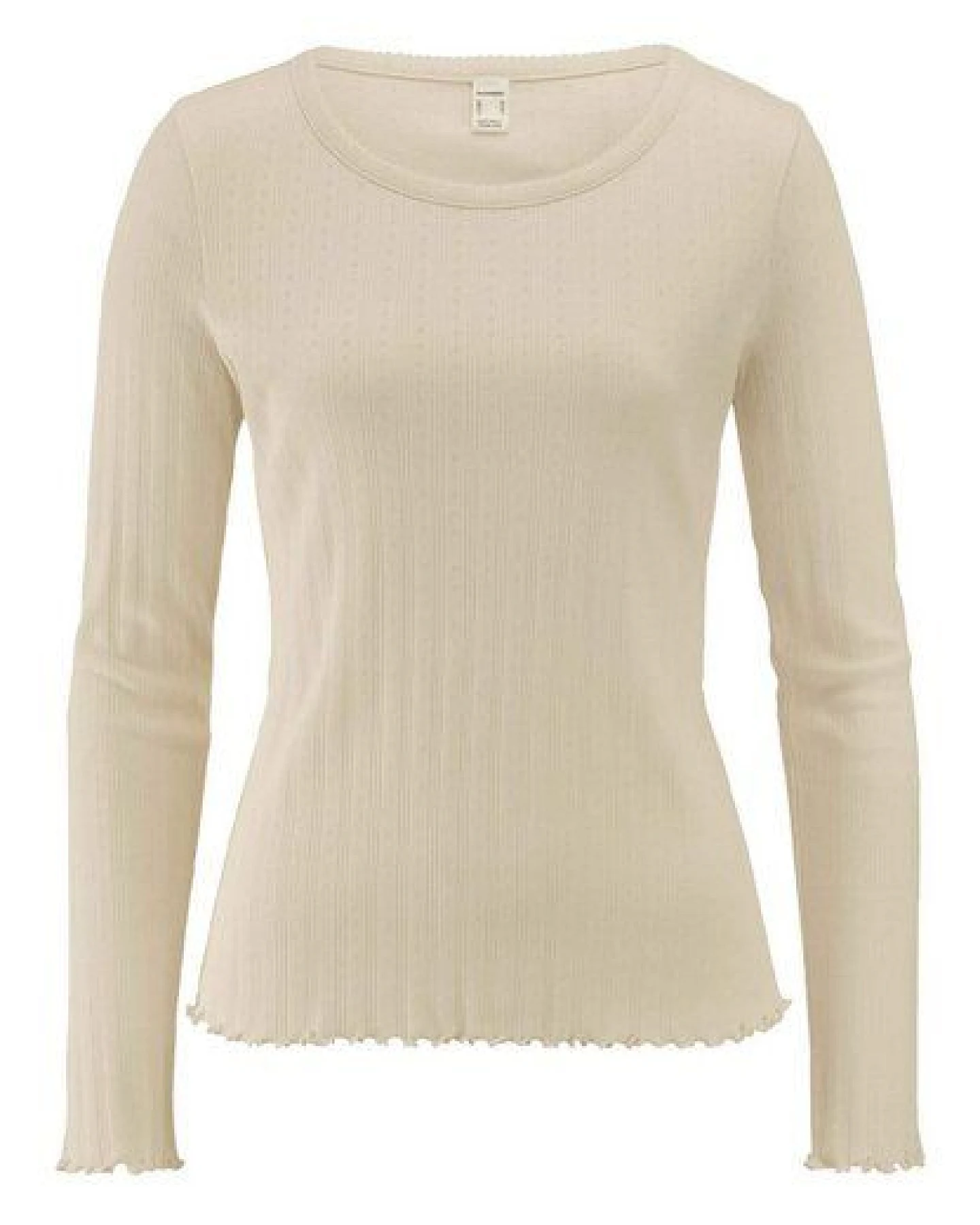 hessnatur Pointelle Schlafshirt PURE COTTON aus reiner Bio-Baumwolle – Ansicht 2