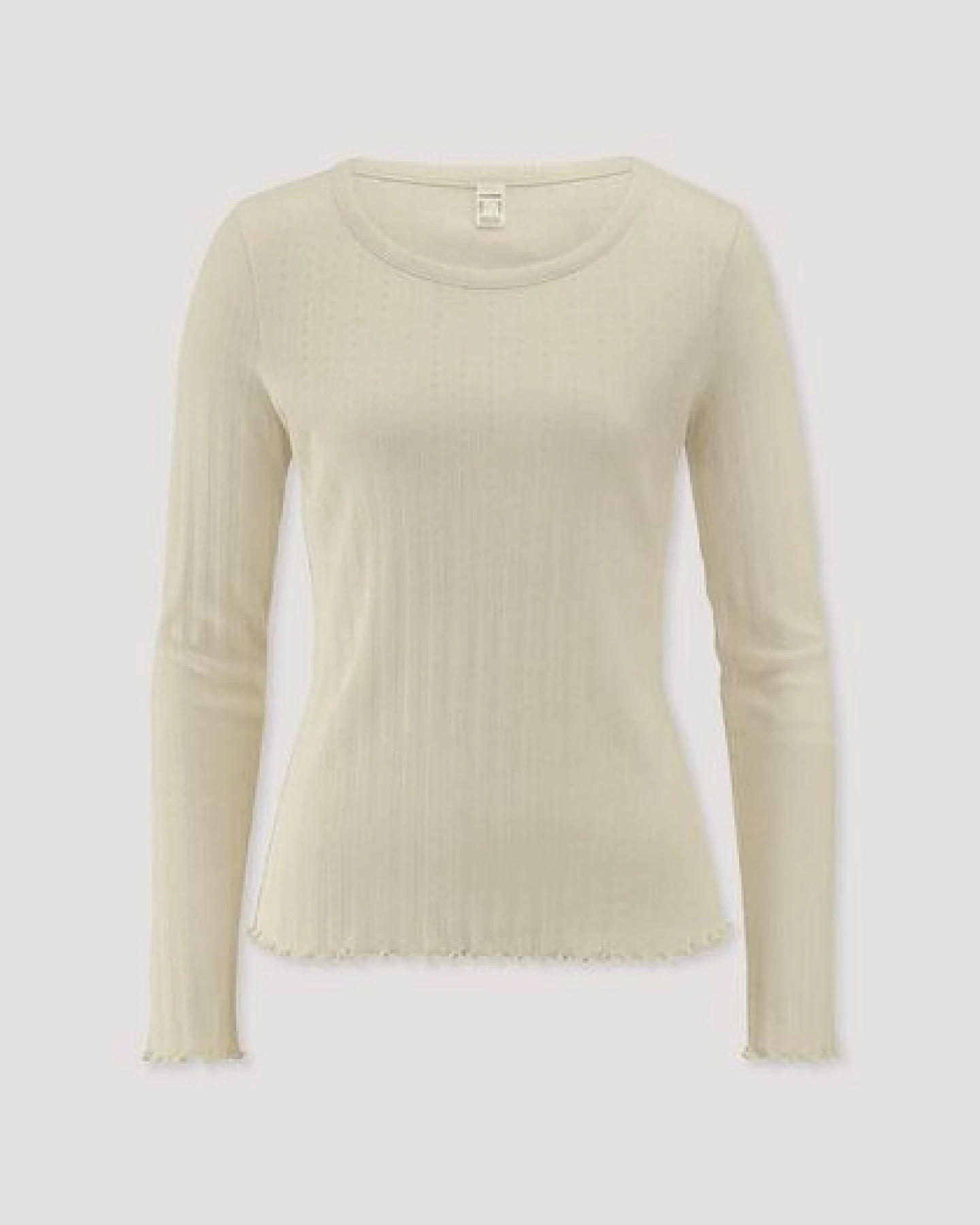 hessnatur Pointelle Schlafshirt PURE COTTON aus reiner Bio-Baumwolle – Ansicht 3