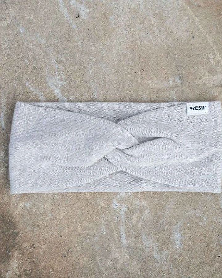 Vresh Clothing Avivi - Strick Stirnband aus Biobaumwolle