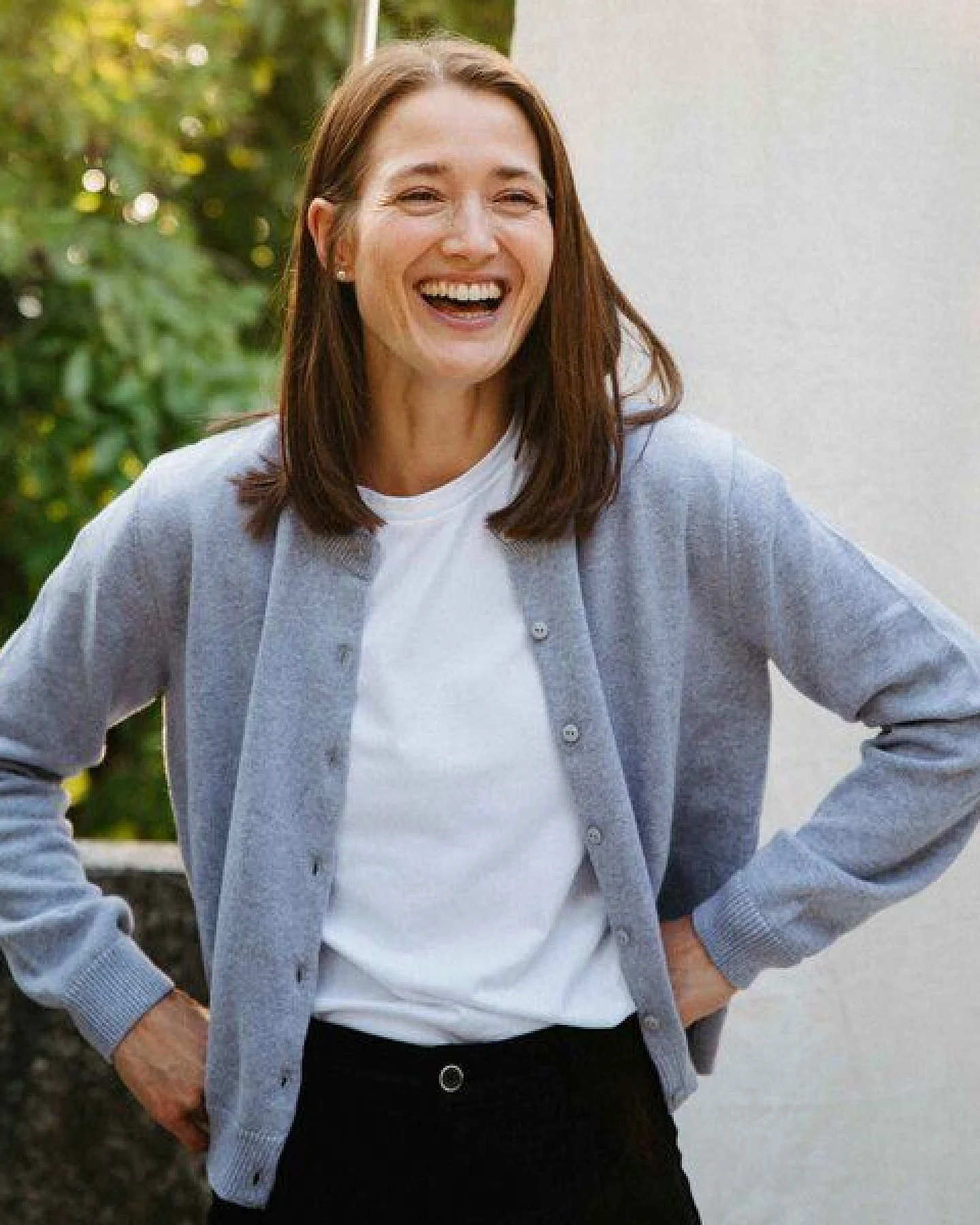 Vresh Clothing Vilma, Kurze Strickjacke aus Biobaumwolle – Ansicht 4