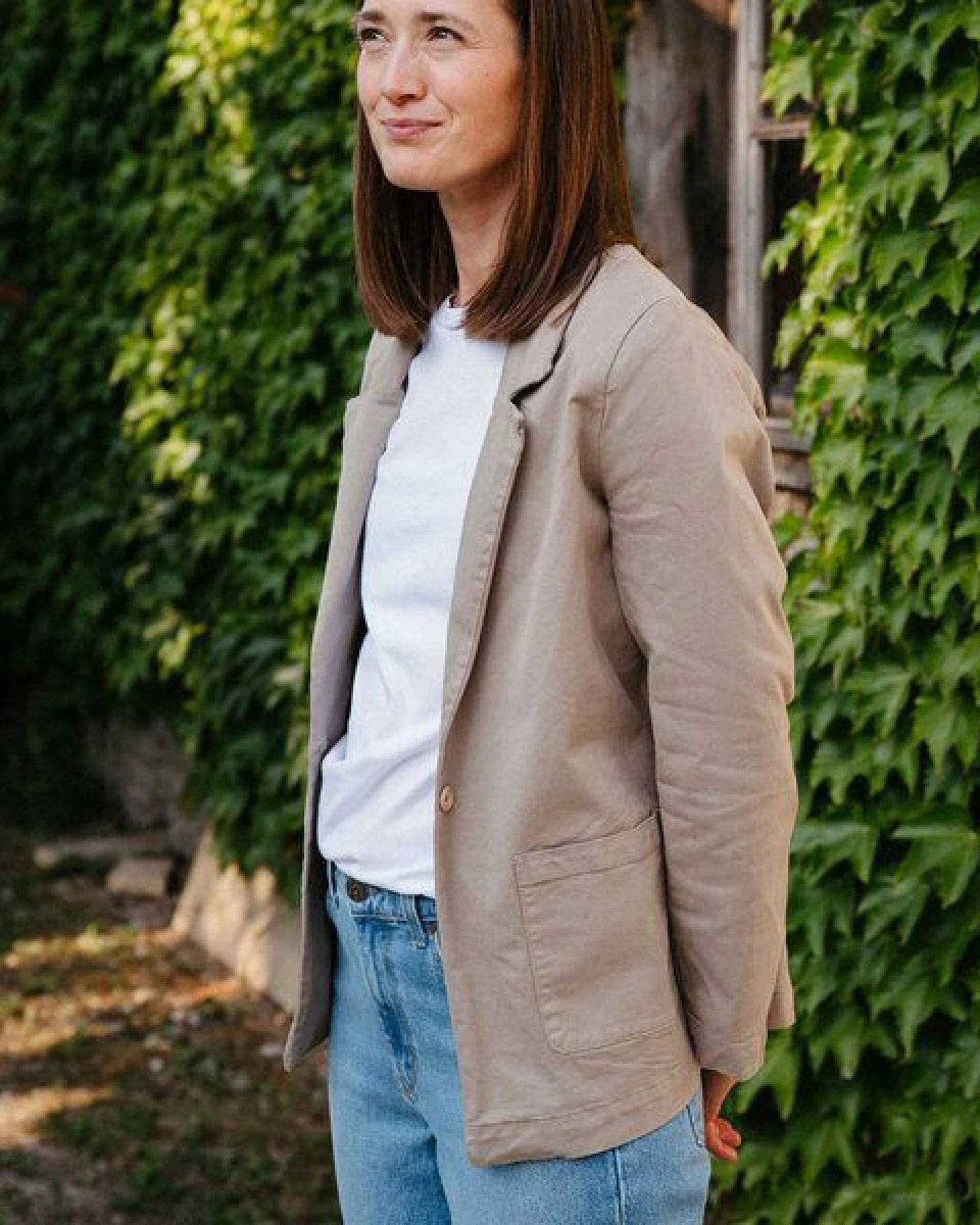 Vresh Clothing Vrieda - Blazer aus Biobaumwoll-Mix – Ansicht 3