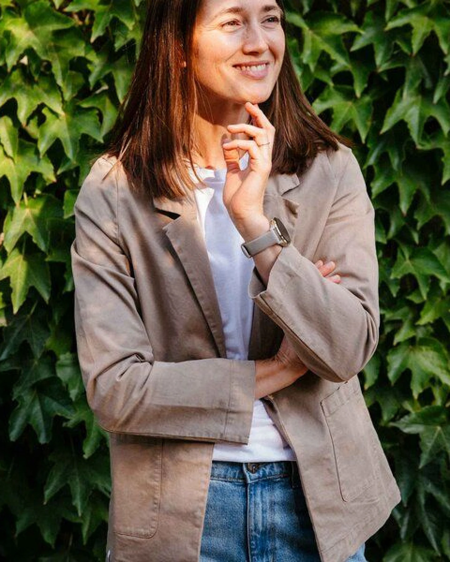 Vresh Clothing Vrieda - Blazer aus Biobaumwoll-Mix – Ansicht 4