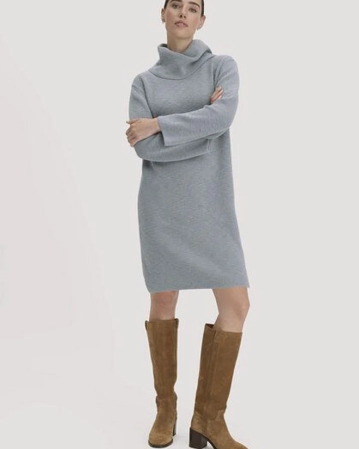 hessnatur Strickkleid Relaxed aus reiner Bio-Baumwolle