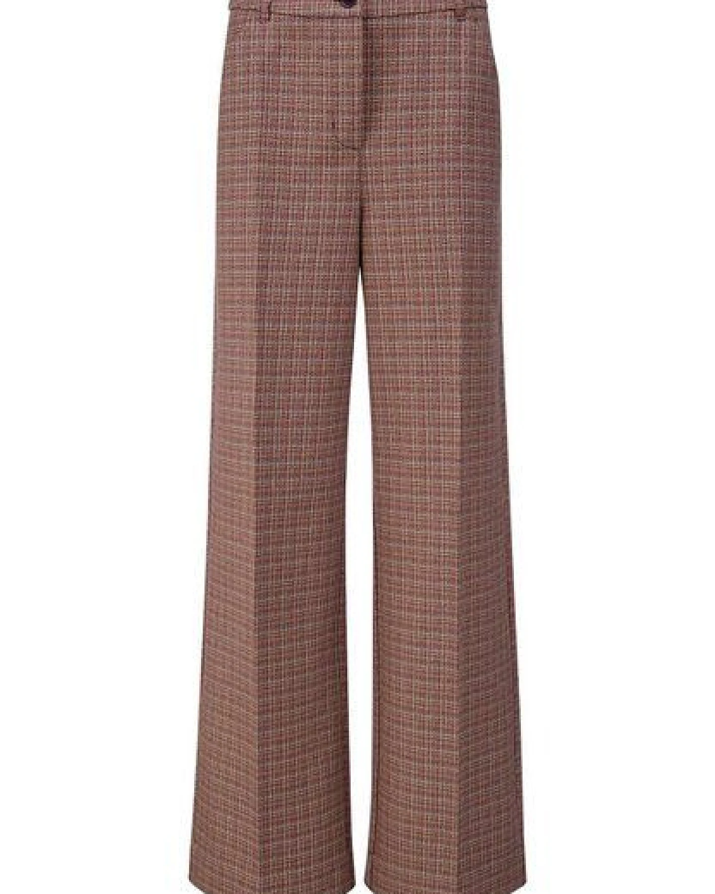 hessnatur Tweed-Hose Wide Leg Relaxed aus reiner Bio-Baumwolle – Ansicht 3
