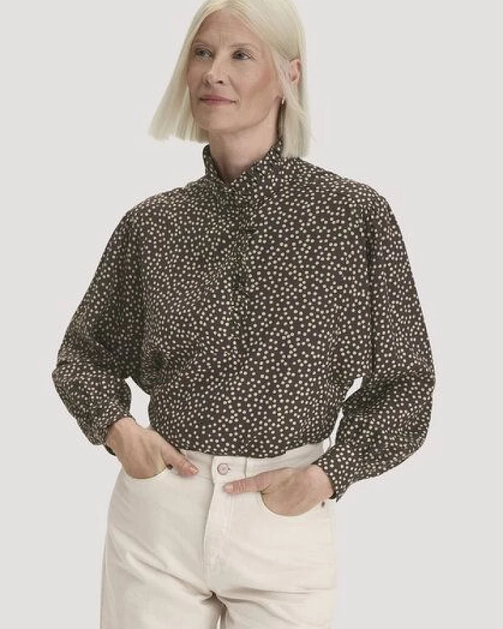 hessnatur Bluse Relaxed aus SaXcell®Lyocell